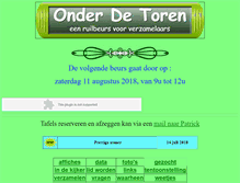 Tablet Screenshot of onder-de-toren.be